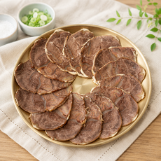 자우담 삶은 소고기 사태 슬라이스 수육 곰탕 쌀국수 냉면 고기, 1개, 1kg