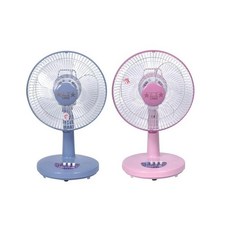 輕巧型多段速桌扇，簡約外觀設計，操作簡單，享受舒適涼風, 藍色, TS-1030