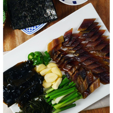 포항 구룡포 완전손질 과메기(고급) 야채세트, 1개, 과메기(야채세트)5미 10쪽+야채세트