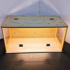 피그미다람쥐용품 골든햄스터케이지 사육장 피그미 아크릴리빙박..., 만화 스타일 70x45x45cm, 1개