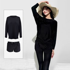 비욘 상의+하의 2종 세트 가오리 래쉬가드 / 루즈핏 빅사이즈 BUEHN