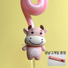 십이간지 띠별 동물초 + 성냥 증정, 2개, 10g, 소