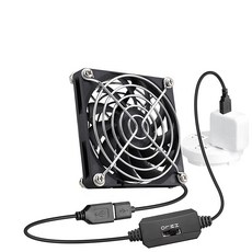 GDSTIME 지디에스 타임 USB 팬 8010 80mm 5V 3단계 속도 조절 냉각팬