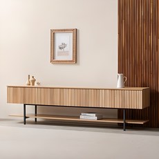 파로마 알버트 템바보드 TV 거실장, 오크