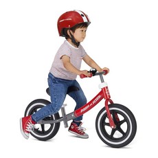 Radio Flyer Air Ride Balance Bike Pink for Kids Ages 1.5-5 Pedal Free for Quick Learning Rubbe, Red - New