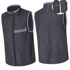 작업복조끼 유니폼 단체복 봄여름가을 상호이름 무료, 115 4XL