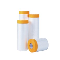 遮蔽防塵膜 高韌性PE保護膜 裝修家具養生膠帶 嚴密阻隔髒污 多款尺寸, 1個