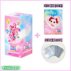 캐치 티니핑 카드 1박스 + 티니핑 1포켓 카드 앨범 세트 / 카드 보호 필름 100매 증정 선물용, 1개