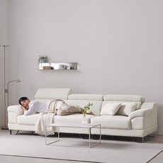 바로방가구 레나 4인용 타이보 아쿠아텍스 패브릭 소파, 아이보리