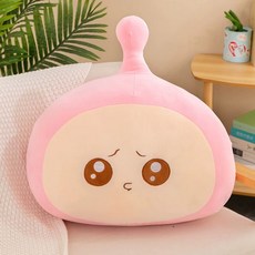 킹받는 생선 물고기 인형 대형 수면 쿠션 애착인형, 1개, AQ. 핑크 계란 베개 45cm