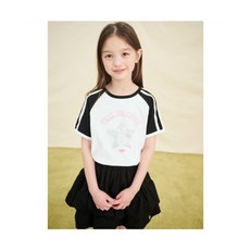 브랜드 빈폴키즈 BEANPOLE KIDS 라글란 그래픽 포인트 투피스 블랙 BI5471G055 694951