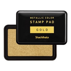 Shachihata 金屬色印台補充液 SPM-15, 金色印台, 1個