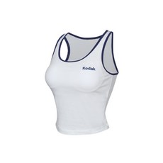 코닥 KODAK UNDERWEAR 여성 레이서백 코튼 브라탑 화이트 KDFBTAP1101 155598