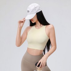 자칠 여성용 요가 나시 브라캡 포함 아우터 가능 등 미용