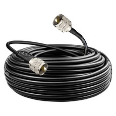Boobrie 부리 업그레이드 PL259 케이블 492피트 UHF 수컷-수컷 CB 동축 저손실 연장 햄 라디오 안테나 | LMR200 동등품 RG58보다 우수, 65.6ft