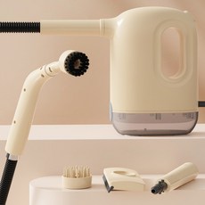 핸디형 스팀청소기 고온 고압 주방용 스팀청소기 세탁기 에어컨, 베이지