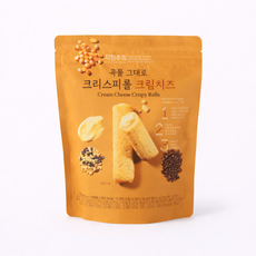 자연주의 곡물 그대로 크리스피롤 크림치즈 150g, 7개