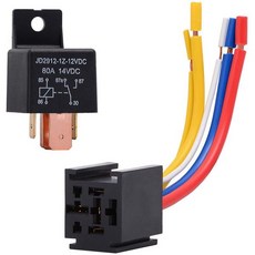 헤드 라이트 에어컨 오토바이 릴레이에 대 한 유선 소켓 DC12V 80A 45 핀 방수 자동차, 04 12V 4PIN