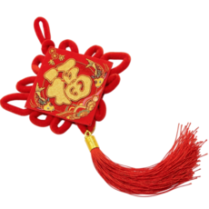 중국집 벽걸이 인테리어 매듭, 단일