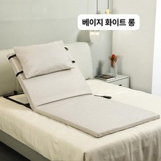 노인 환자용 리프트 승강 매트리스 기립 보조, 75 베이지화이트 롱 메쉬