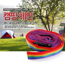 캠핑체인 데이지체인 감성캠핑 파우치 포함 낚시 캠핑용품 카라비너, 상세페이지 참조