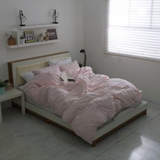 자체제작 순면80수 바이오워싱 이불커버 광폭 고밀도, 12.페일-워시드 에이프리콧