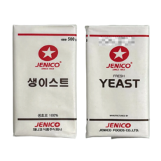 (아이스박스 포함) 제니코 생이스트 500g 생효모 100% 제빵용, 1