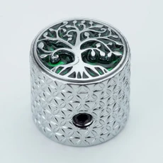 1PCS GUYKER 표면 생명의 큰 나무 전위차계 손잡이 내경 6MM 기타베이스 용, 08 빨간색