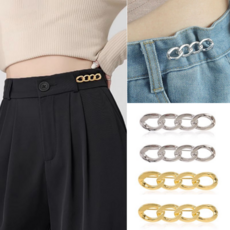 코지웨이브 다용도 원피스 치마 바지 허리둘레 조절 브로치핀 4P