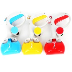 쏘울펫 강아지 배변집게 포크레인 개똥치우게 수집기 소형, 블루, 1개