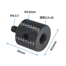 변환 나사 1/4에서 3/8인치 M4 M5 M6 M8 M10 프로젝터 어댑터 DSLR 카메라 삼각대 볼헤드 사진 촬영 고정, 01 빠른  Mainland, 06 Reinforce WW 14F M4