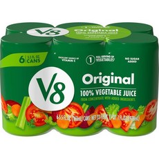 V8 오리지널 야채 주스 163ml 6개 051000000200