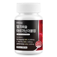 올리트루 밀크씨슬 아르기닌 블랙마카 더블업, 1개, 60정