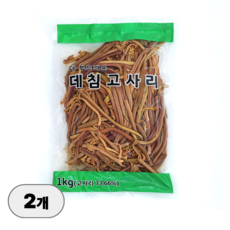더 부드러운 최상급 중국산 수입 데침 데친 고사리, 1kg, 2개