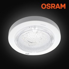 오스람 원형 LED 센서등 15W 주광색 현관 복도 계단 베란다 조명, 1개