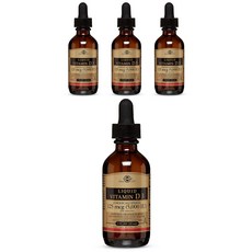 Solgar 維他命D3滴液5000lU, 59ml, 4個