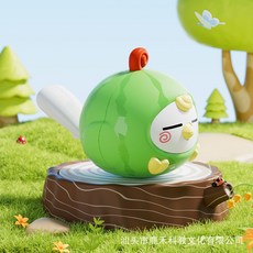 兒童水鳥口哨 樂器玩具 仿真樂器 可啃咬牙膠 幼稚園獎品 玩具 (台灣現貨), 1個, 西瓜口哨鳥【附送掛繩】