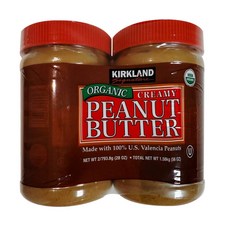 커클랜드 시그니처 유기농 피넛버터, 1개, 1.58kg
