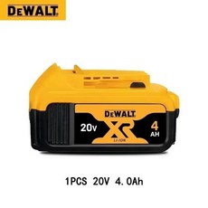 - 배터리 20V 6AH 충전식 리튬 이온 배터리 DCB115 DCB118 고속 충전 공구 배터리., 14 14 BATTERY 4AH X1