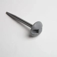 10PCS 95MM 그라운드 액세서리 손톱 플라스틱 시트 헤비 텐트 카펫 돔형 듀티 천막 버섯 회색 정원, MULTI