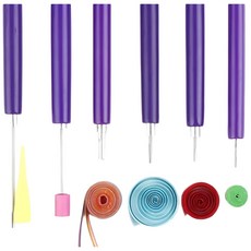 清藝手作坊 功能性捲紙筆套裝 衍紙工具, 紫, 1套裝