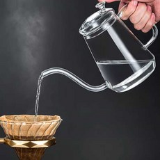 드립 포트 가정용 주전자 제품 내열유리 커피 카페 투명, 1. 드립 포트 350ml