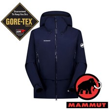 MAMMUT 長毛象 Alpine 女款單件式連帽外套 5118 海洋藍 1010-31340