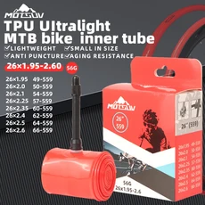 초경량 TPU 도로 MTB 자전거 내부 튜브 16inch18 "20" 22 26 "27.5" 29 "45/65MM 프랑스어 밸브 타이어 부, 01 프레스타 밸브, 01 China Mainland, 11 26inch(559)X1.95