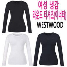 5층 웨스트우드 WESTWOOD 우먼 베이스 냉감 라운드 티셔츠(여자 여름 쿨 이너티 티셔츠)Q2/706