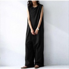 점프수트 민소매 여성 트임 점프슈트 바디수트 여름 블랙 오버룩 그린