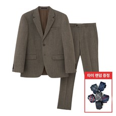 맨잇슈트 [르메스트] 베이지 트윌 조직 파워 스트레치 캐주얼 셋업 정장 + 384366