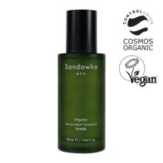 Sandawha 有機天然山茶花男士超爽膚水 Vegan, 1個, 120ml