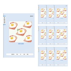 클라리온 16매 초등노트 8칸국어, 10개, B 토스트