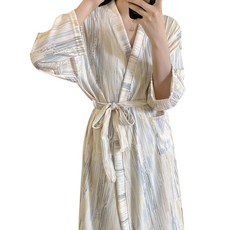 부드러운 잠옷 샤워가운